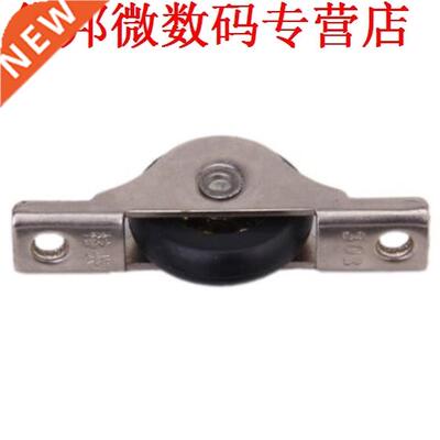 6 X Nylon Deuren en ramen katrol-Zwart