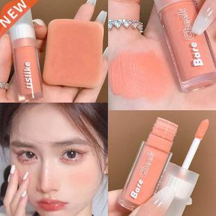 Face Liquid Blusher Milk Tea Blush Peach Makeup Long-lasting
