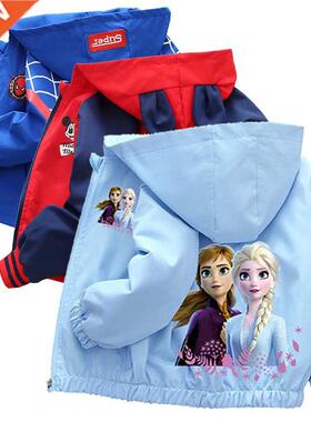 frozen 2 Spring and Autumn Girls elsa Jacket Boys and Girls