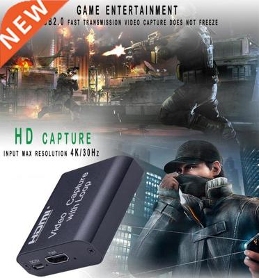HDMI Video Capture Card Video Capture Device 4K 1080p Loop O