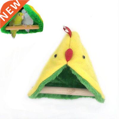 Warm Soft Plu Bird Parrot Hammock Hanging Bed Triangle