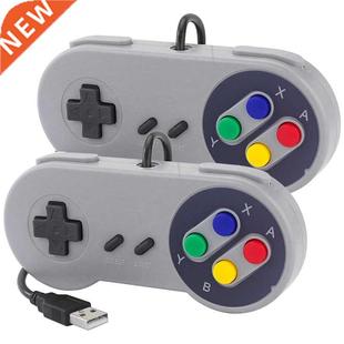 2PCs USB Gamep Retro Gaming Joystick Wired Controller for