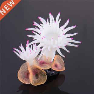 Aquarium Simulation Coral Fish Anemone Plant Fish Tank Decor