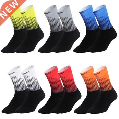 Functional Fabric Cycling Socks Compression Antislip Bike Bi
