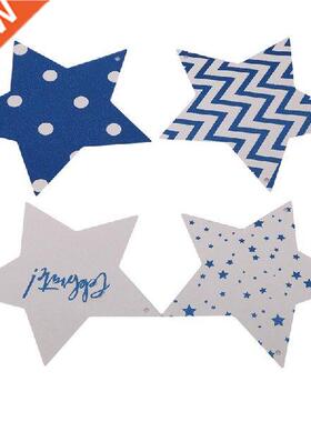 Paper Star Glitter Garland Banner Bunting for Valentine's