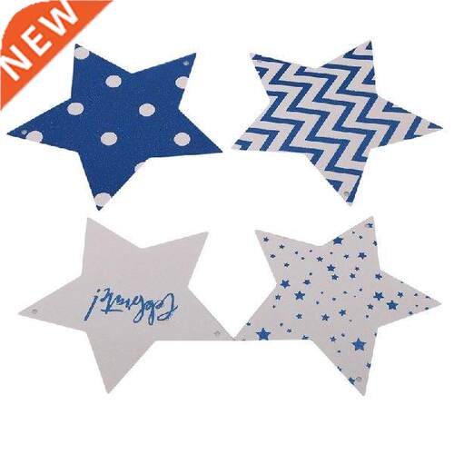Paper Star Glitter Garland Banner Bunting for Valentine's