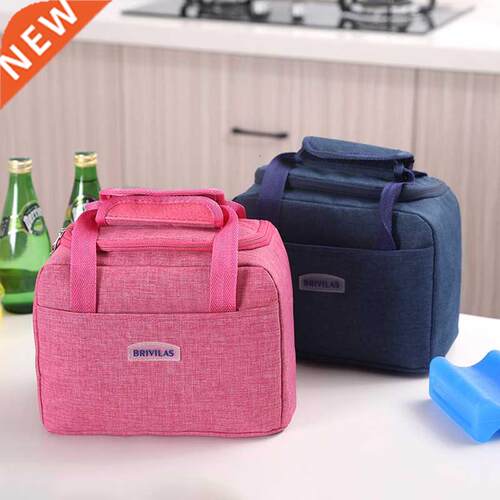 Women Waterproof Thermal Lunch Box Oxford Cloth Bag