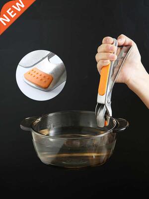 Kitchen anti scald plate bowl dish pot holder holder stainle