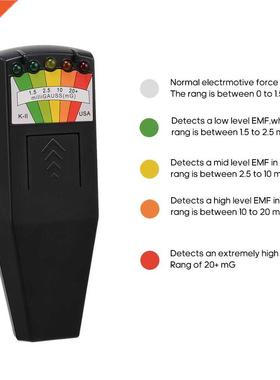 Handheld Professional EMF Meter Radiation Dosimeter 5 LED Ma