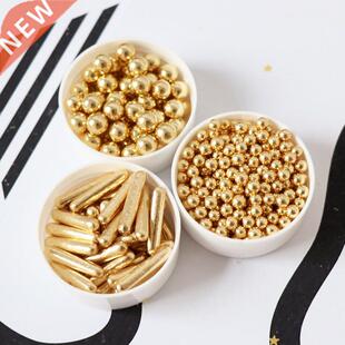 Edible Supar Gold Beads Pearl Bar Sugar Ball Fondant  Cak