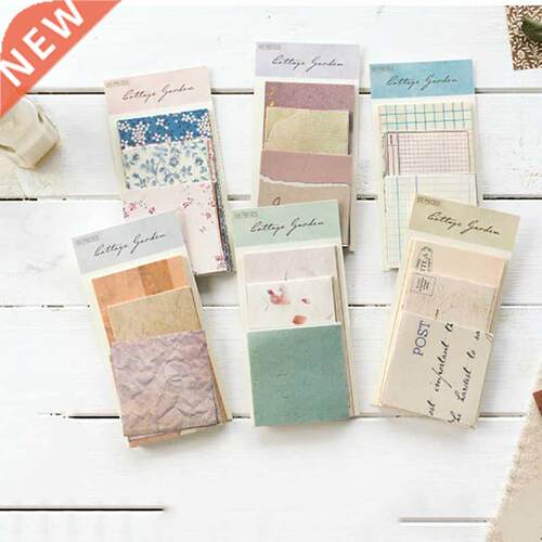60Pcs Paper Pack Romantic Vintage Floral Pattern Retro Paper