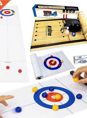 Children Throwing Board Game Toys Curling Ball Bowling Indoo