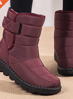 Women Boots 2021 New Winter Boots With Platform Shoes Snow B