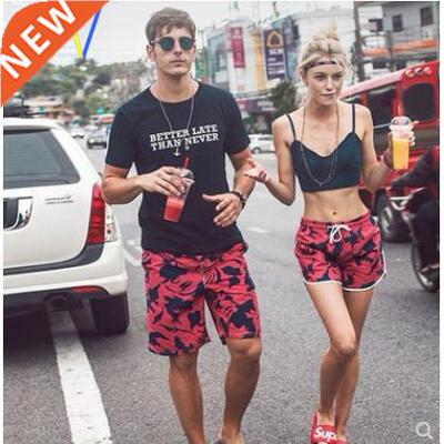 Hawaiian Beach Shorts for men women Summer Beach pants man