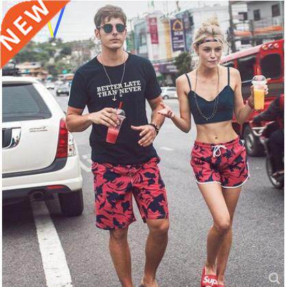 Hawaiian Beach Shorts for men women Summer Beach pants man