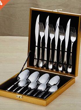western tblewre stek cutlery set knife fork spoon box set