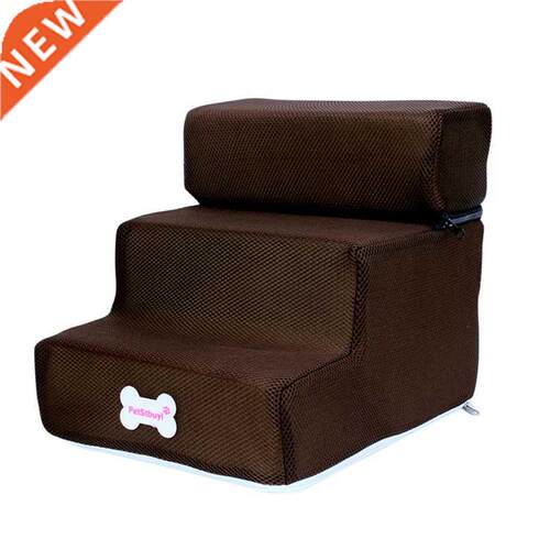 Removable Dogs Beds Anti-slip Dog Stairs Pet 3 Steps Stairs