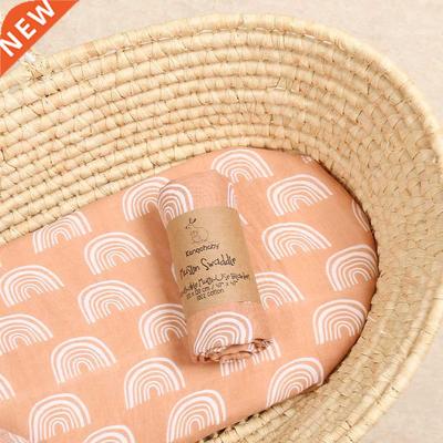 Kangobaby Fashion Muslin Swaddle Cloth Diaper Wrap Baby Rece