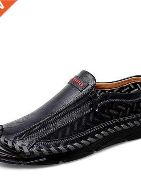 New Leather Casual Shoes Men's Casual Moccasins Loafers Adul