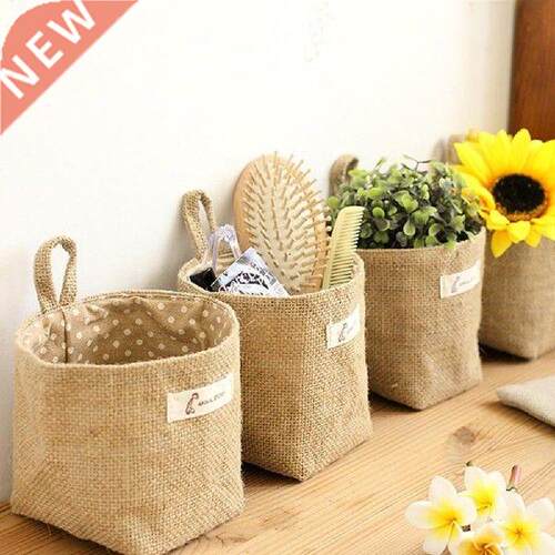 Home Decor Hanging Pocket Storage Basket Small Sack