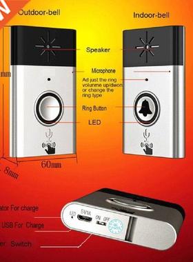 1 to 3 H6 Wireless Voice Intercom Doorbell 300m Diance