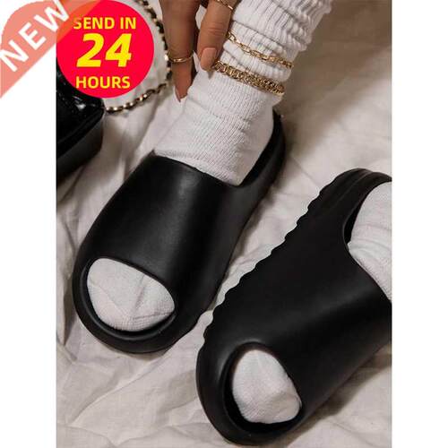 Home Women Thick Bottom Slippers Platform Chunky Heel Living