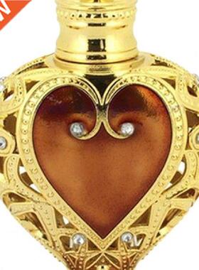 12ml Antiqued Love Heart Shape Essential Oil Bottle Glass