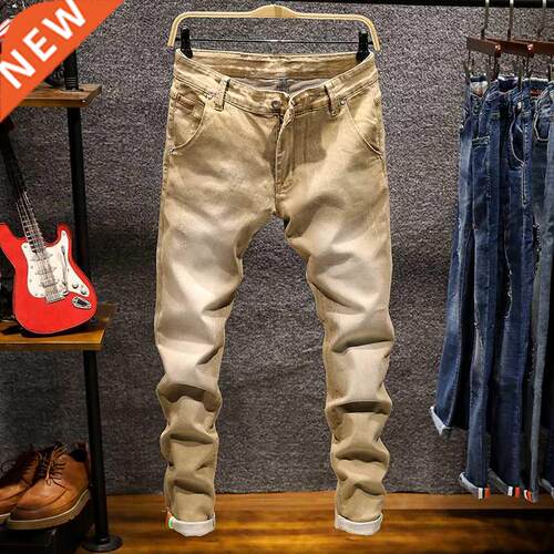 2022 New Style Men's Jeans Fashion Casual High-quality Sretc