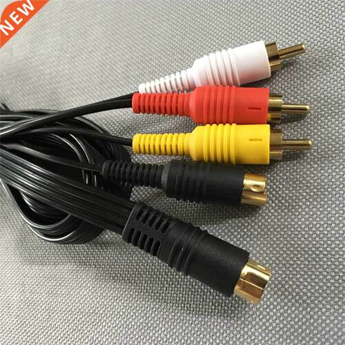 Sega Saturn SS Game Conse Gd Plated S Terminal Sav Cable