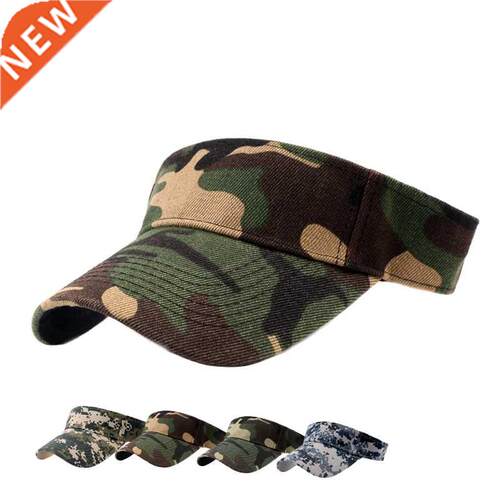 Summer Camouflage Empty Top Suncap Portable Foldable Magic T