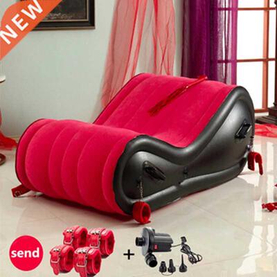 Modern Inflatable Air Sofa For Adult Couple Love Game Chair