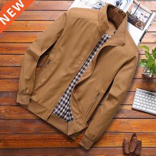 Spring New Men's Bomber Zipper Jacket Male Casual Sreetwear