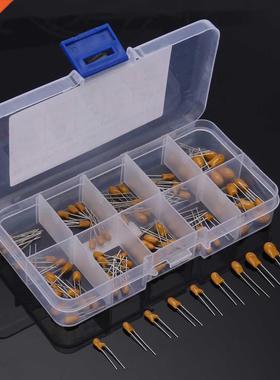 100pcs Tantalum Capacitor Precision 16V 10 Values 1uf-100uf