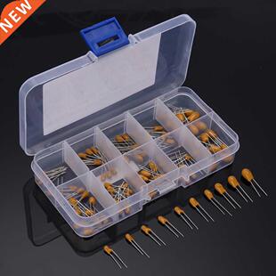 100pcs Tantalum Capacitor Precision 16V 10 Values 1uf-100uf