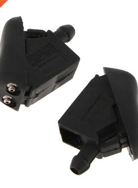 2 Pcs Car Nozzle Auto Windshield Washer Wiper Water Spray No