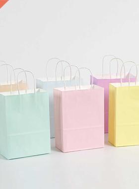 6 10 pcs Macaron Paper Bags Candy Gift Packaging Bags Kids U