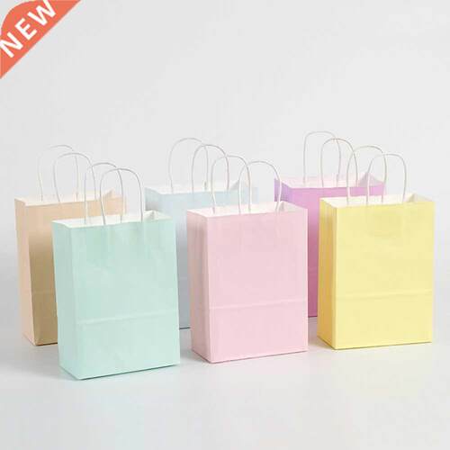 6 10 pcs Macaron Paper Bags Candy Gift Packaging Bags Kids U