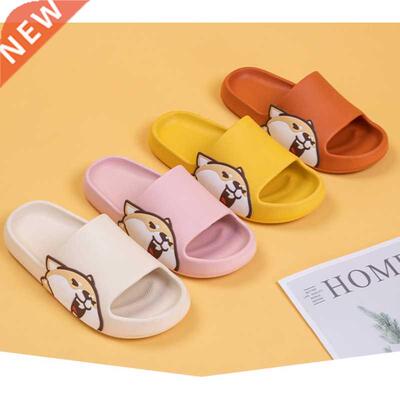 2021 Shiba Inu Female Summer Indoor Eva Slippers Fashion Car