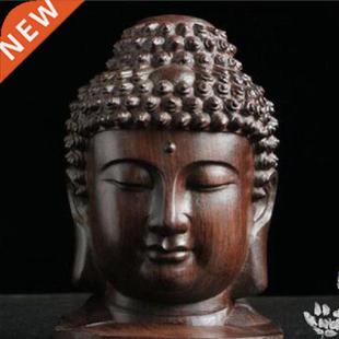 Fashion Buddha Statue Wood Wooden Figurine Mahogany India