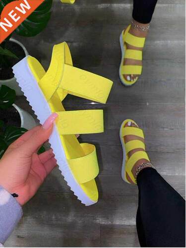 2021 Women Sndls Flt Open Toe Shoes Women Csul Pltform