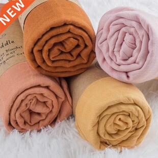 Muslin 70% Bamboo Baby Blanket 120*120cm Soft Newborn Blanke