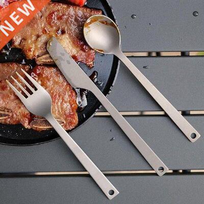 3 pieces/set of outdoor knives and forks, portable pure