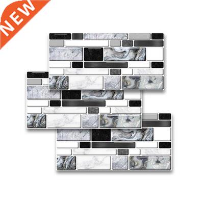27pcs Imitation Gray Agate Marble Tile Stickers DIY Self Adh