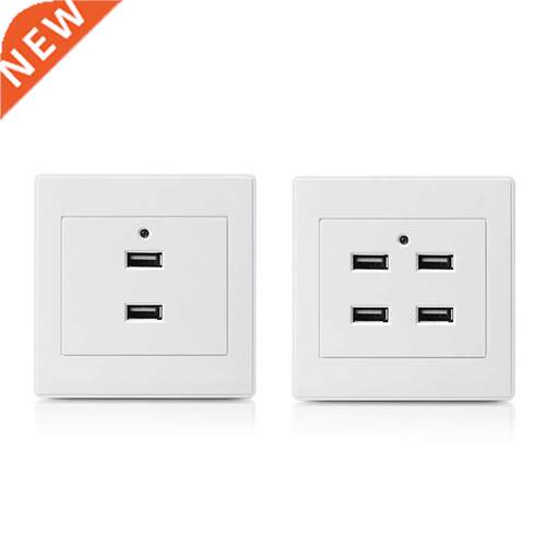 2/4 Ports USB Electrical Socket Station Power apter Plug O