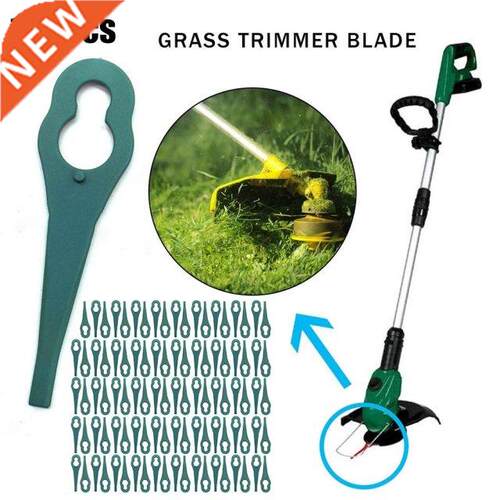 100Pcs 72MM Grass Trimmer Plastic Blade Brushcutter Head Rep
