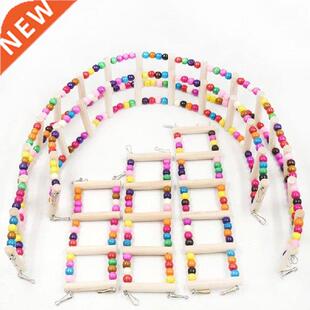 Birds Pets Parrots Ladders Climbing Toy Hanging Colorful