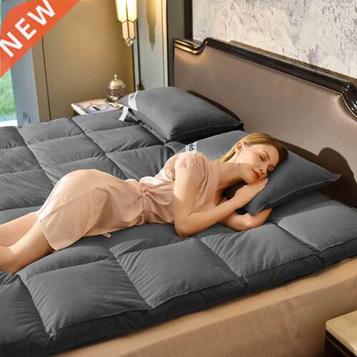 soft massage mattress topper 100% goose down matress pad for