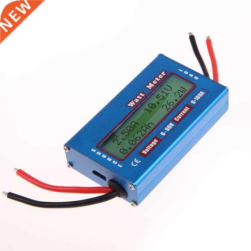 *Digital Watt Meter Simple LCD DC Power yser Watt Volt Amp M