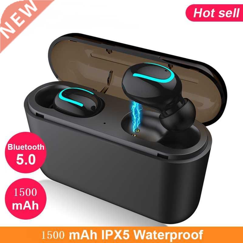 BLUETOOTH 5.0 EARPHONES WIRELESS HEADPHONES SPORTS EARBUDS图片
