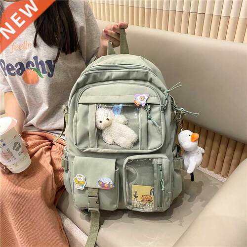Cute Women Large Capacity Backpack Waterproof Nylon Female S